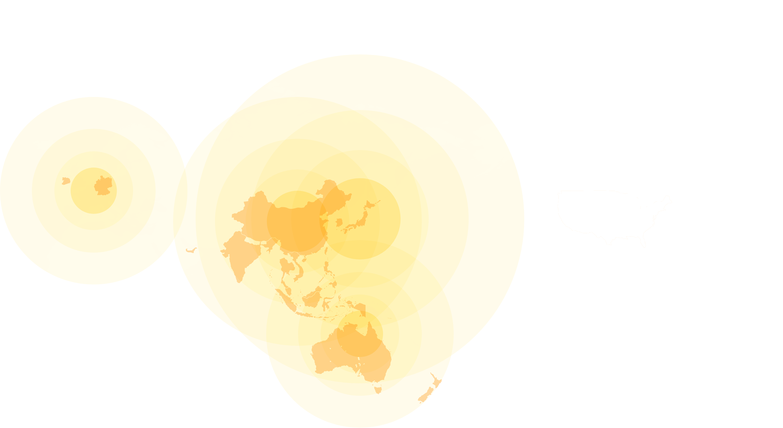 世界へと広がる活躍の舞台のイメージ図